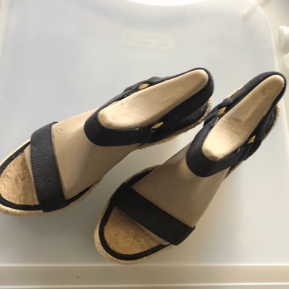Lauren by Ralph Lauren Indigo Wedge Sandals Size 9